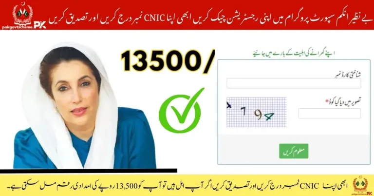 Who Can Apply for BISP Payment 13500, Eligibility Criteria for BISP 8171 Payment